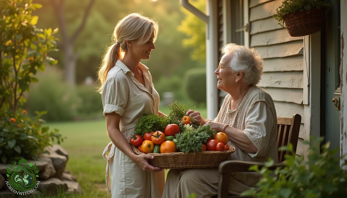 Gardening by the Wheel of the Year Lammas Sharing Harvest