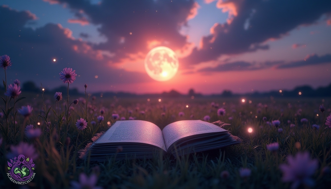 Rewilding for Spiritual Growth Journal under the moon