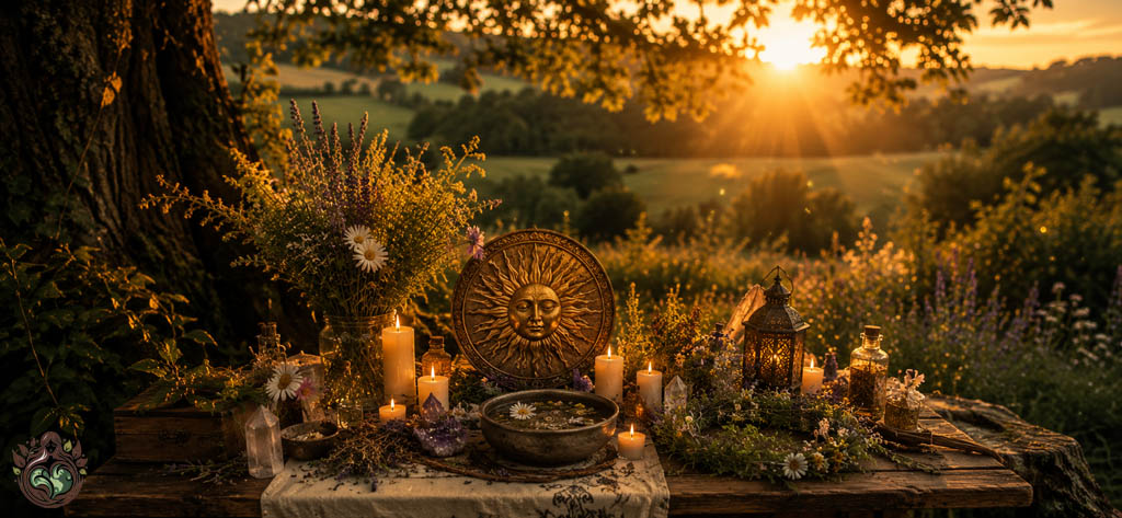 Mindful Litha A Green Witch Altar