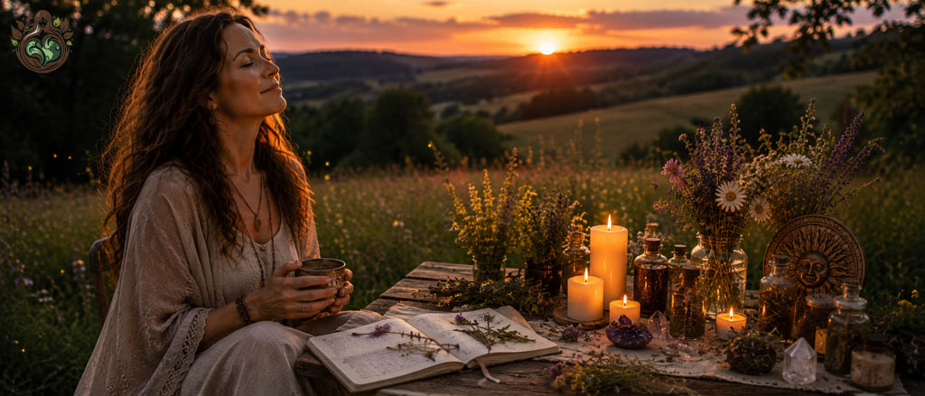 Mindful Litha A Green Witch Sunset Ritual