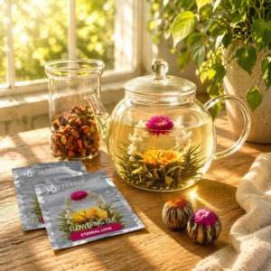 Glass tea kettle