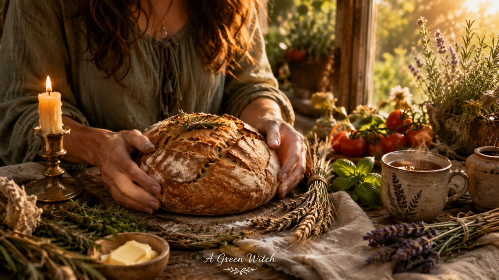 Lammas for green witches bread