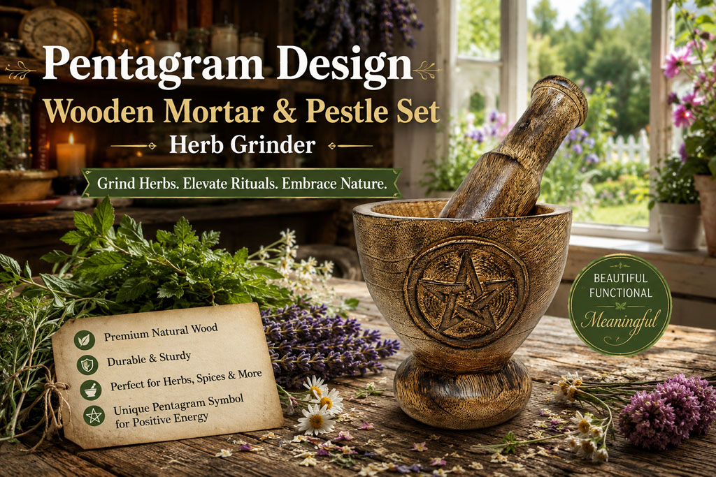 Herb Grinder with Pentagram Design