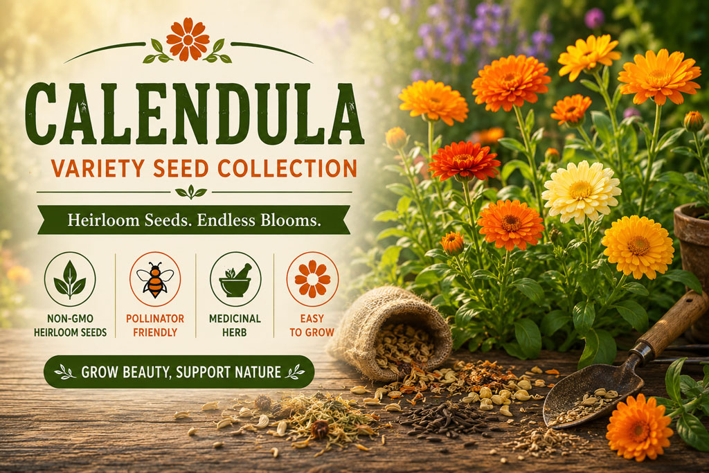 Calendula Seeds 3 2 Variety Banner
