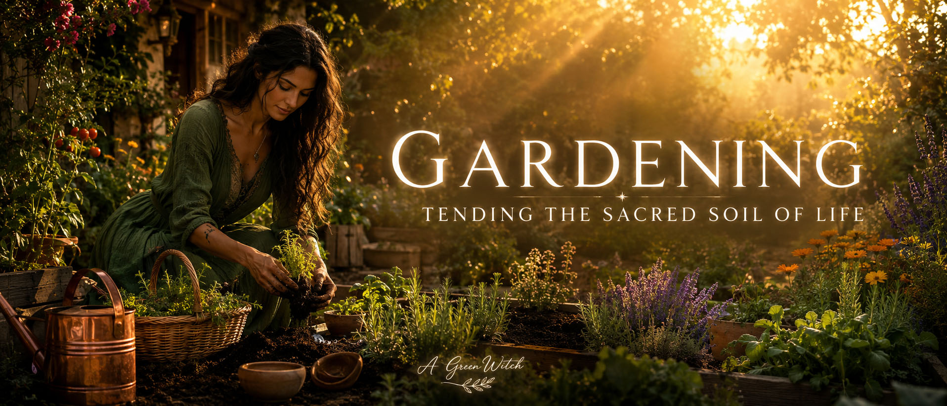 Earth Wisdom Where Magic Grows Banner