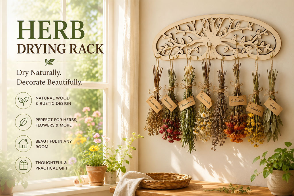 Herb Drying Rack