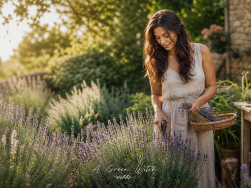 How to Harvest, Dry, and Store Lavender for Rituals, Tea, and Home Blessings