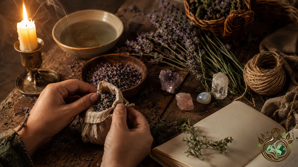 Lavender Rituals By candlelight