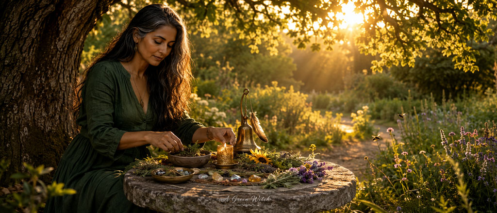 Green witch guide to bees Five elements