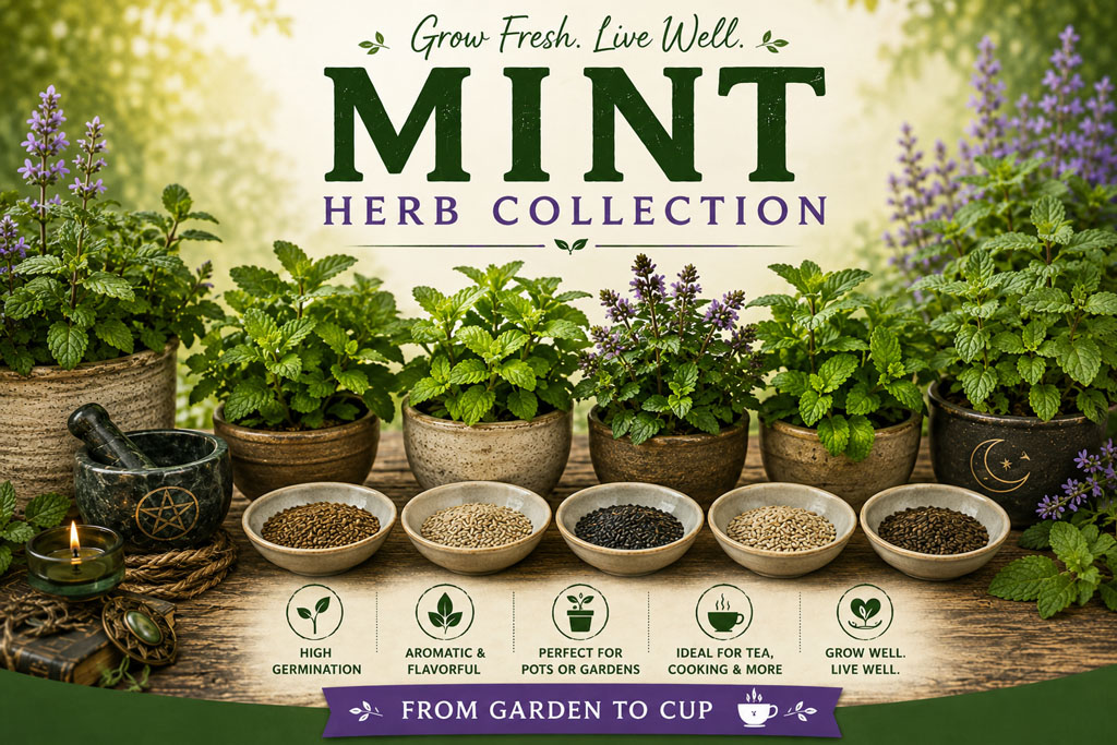 Mint Herb Collection Banner