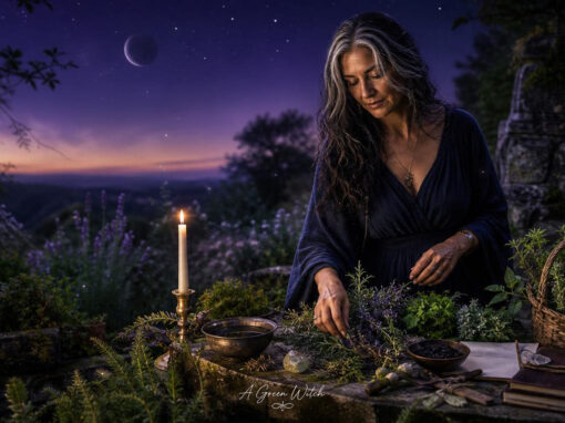 Herbs for New Moon Rituals: Green Witch Herbs for Intention and Renewal