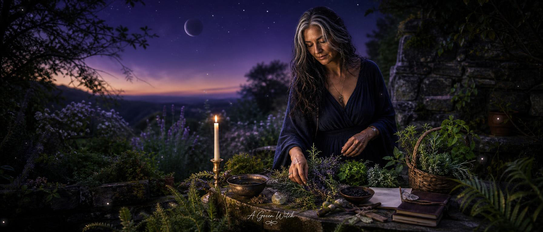 Herbs for New Moon Rituals: Green Witch Herbs for Intention and Renewal