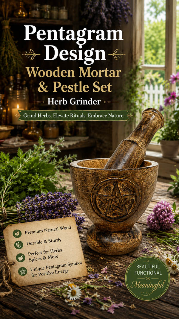 Herb Grinder with Pentagram Design