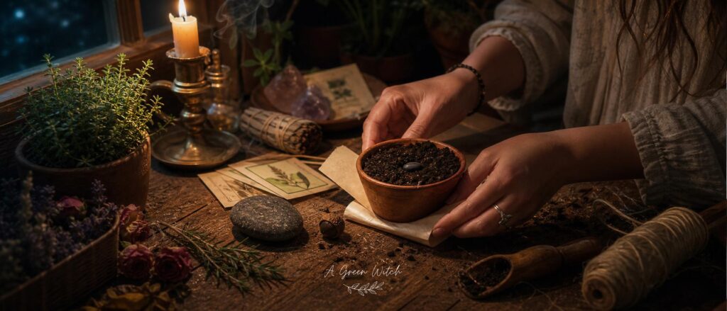 New Moon rituals using the earth element