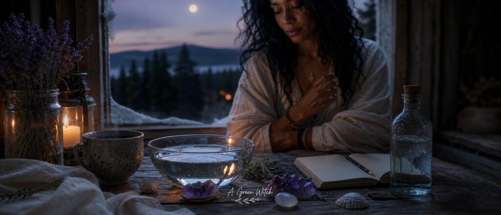New Moon rituals using the water element