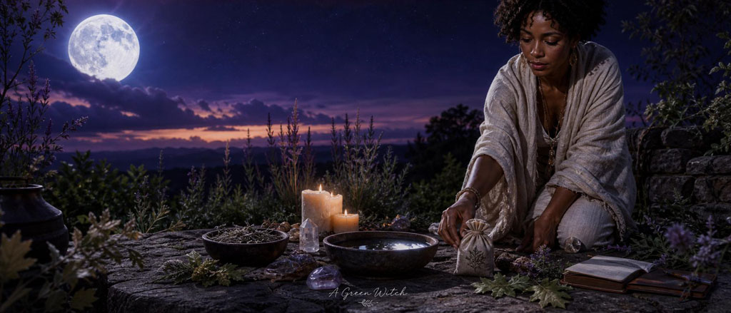 Mugwort for Green Witches Moon Altar
