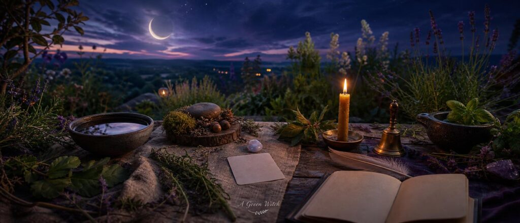 banner_4 Wiccan new moon ritual calling the quarters