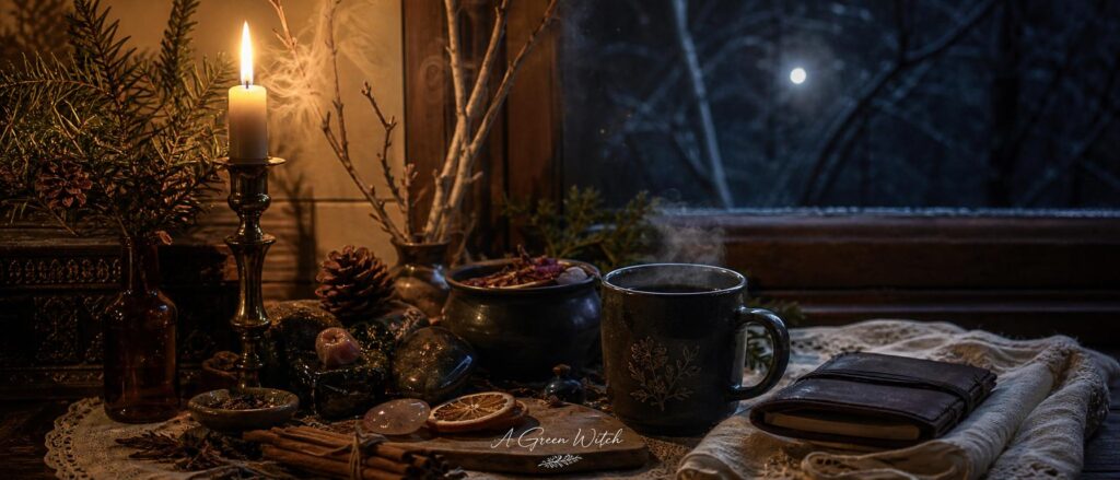New Moon Altar Ideas Winter