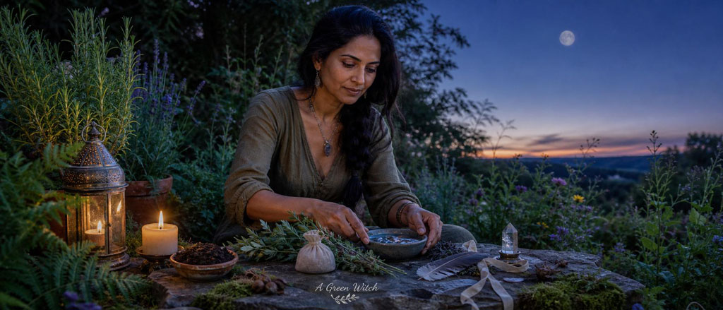 Mugworth for Green Witches the five elements