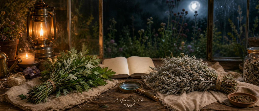 Mugworth for Green Witches Wormwood and Mugwort same or different image