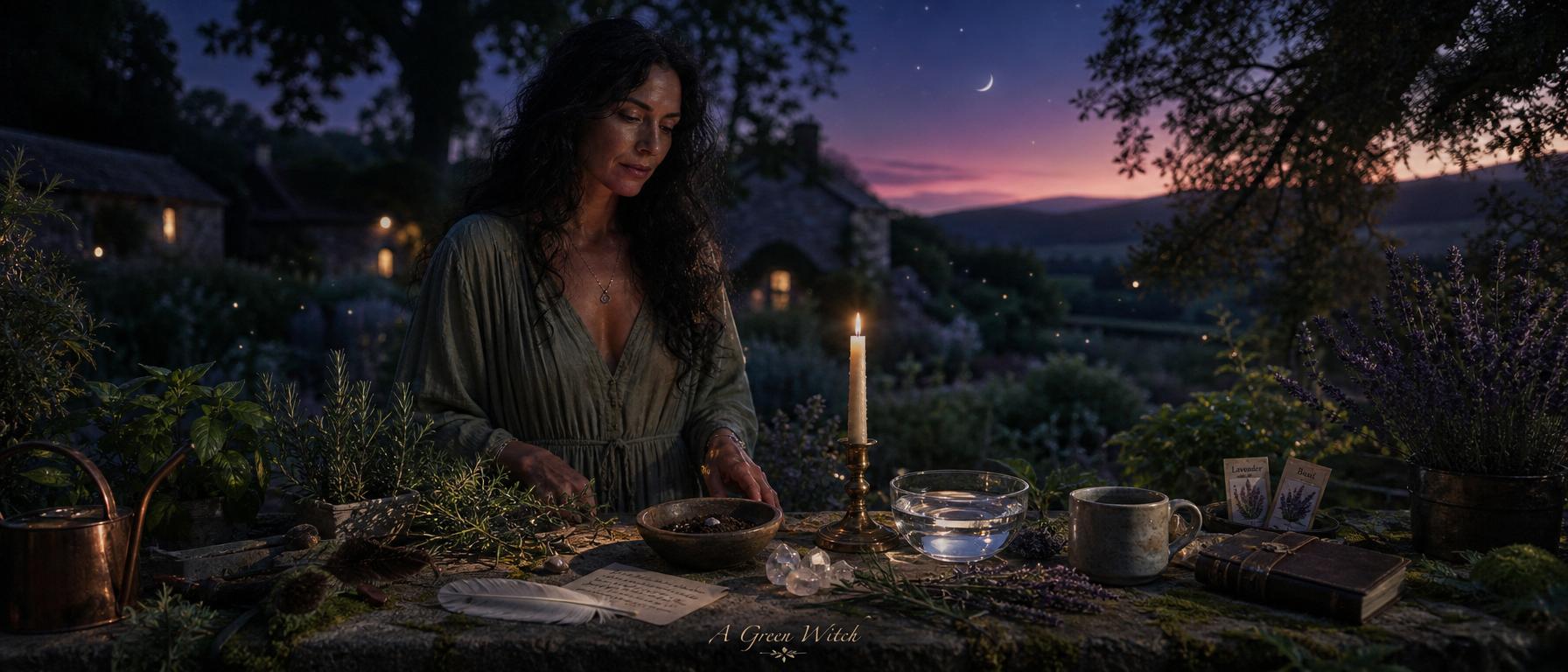 New Moon rituals using the elements