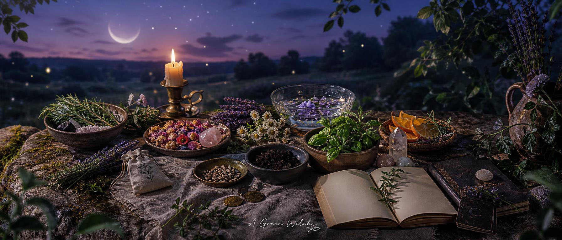 New moon rituals by intention
