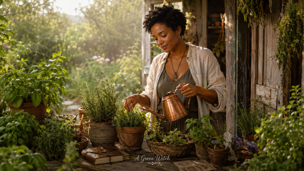 Plant Connection 5 minute Green Witch Rituals