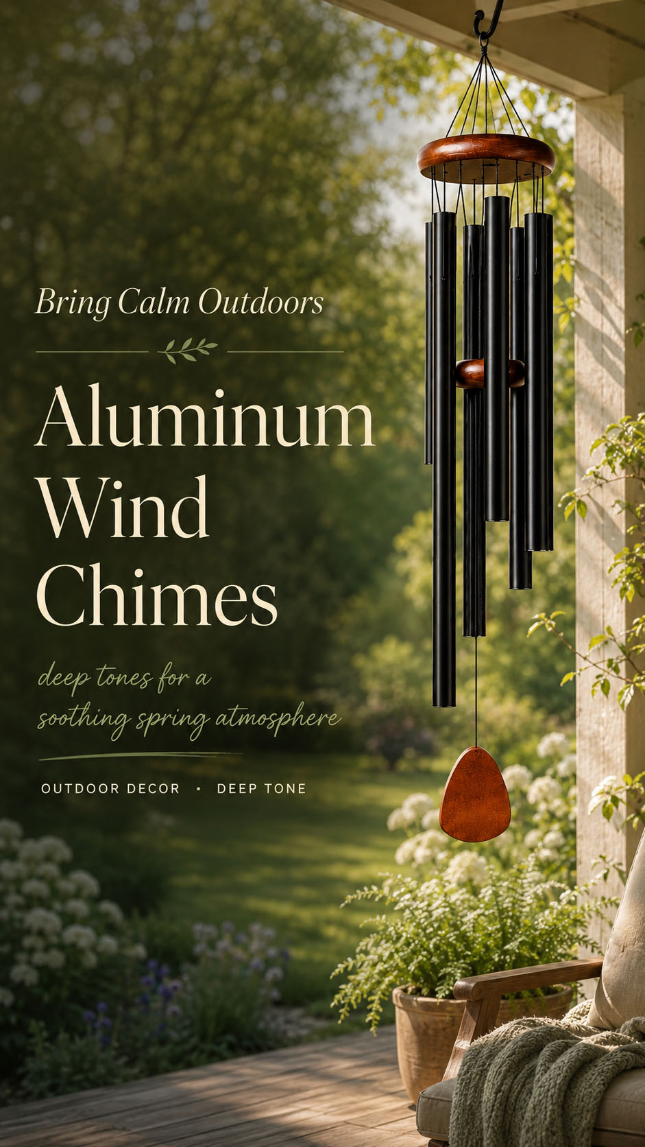 Deep Resonance Wind Chimes