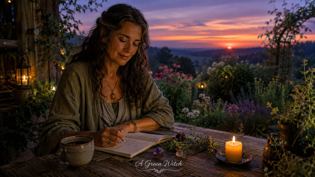 Twilight Journal 5 minute Green Witch Rituals